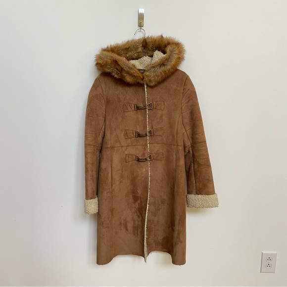 Kenneth Cole Reaction Faux Suede and Shearling Jacket - Picture 7 of 8
